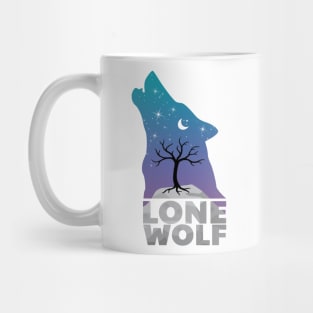 howling wolf Mug